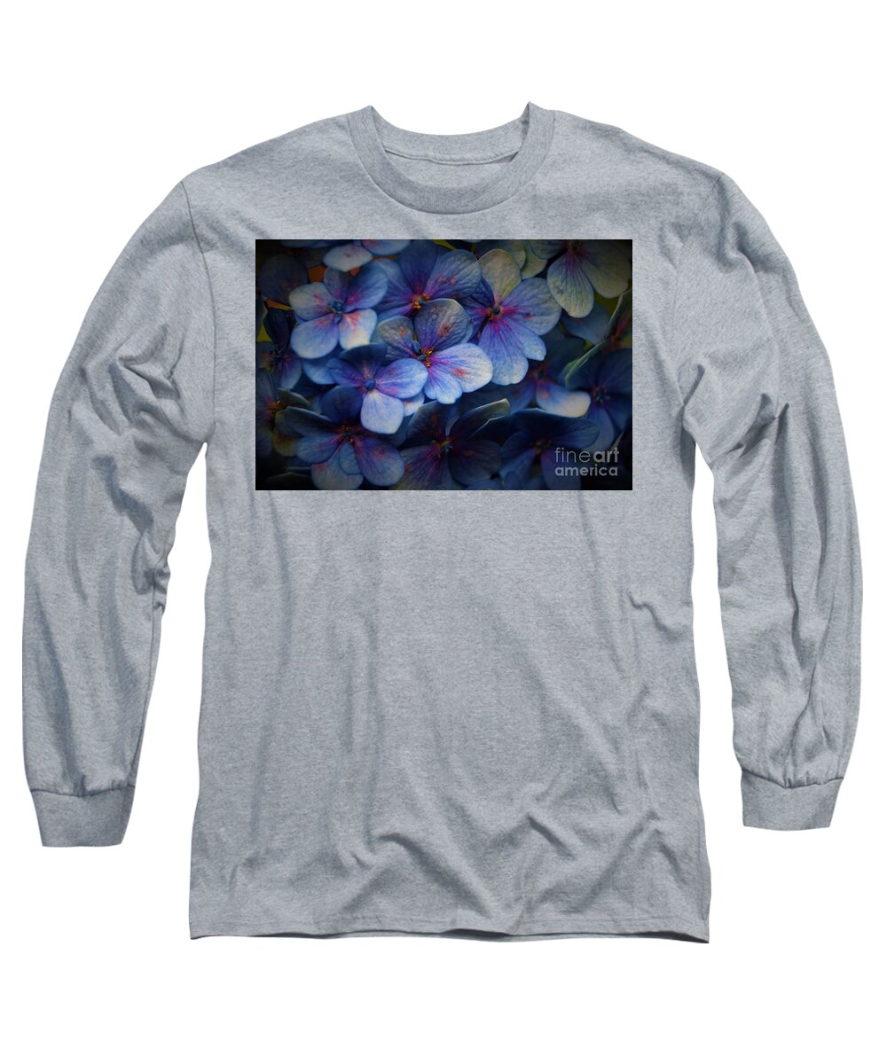 Hortensia Long Sleeve T-Shirt featuring the photograph Hydrangea by Cassandra Buckley