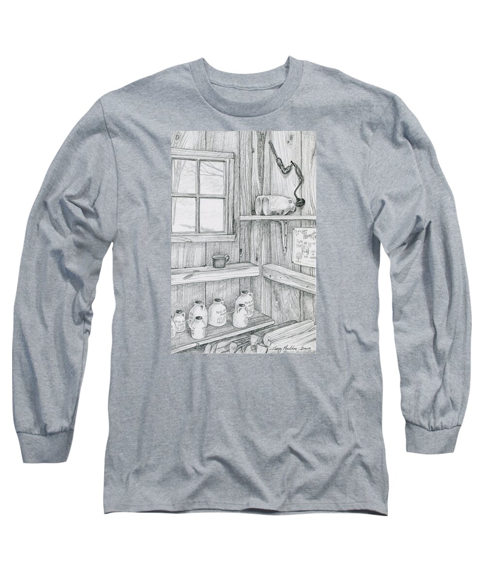 Maple Long Sleeve T-Shirt featuring the photograph In The Sugar House by Harry Moulton