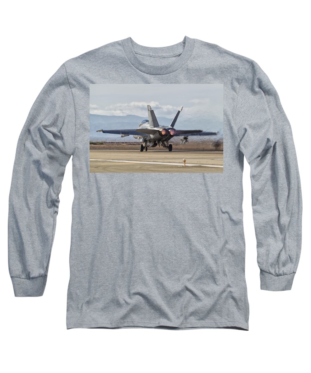 Boeing Long Sleeve T-Shirt featuring the photograph In Thrust We Trust by Jay Beckman