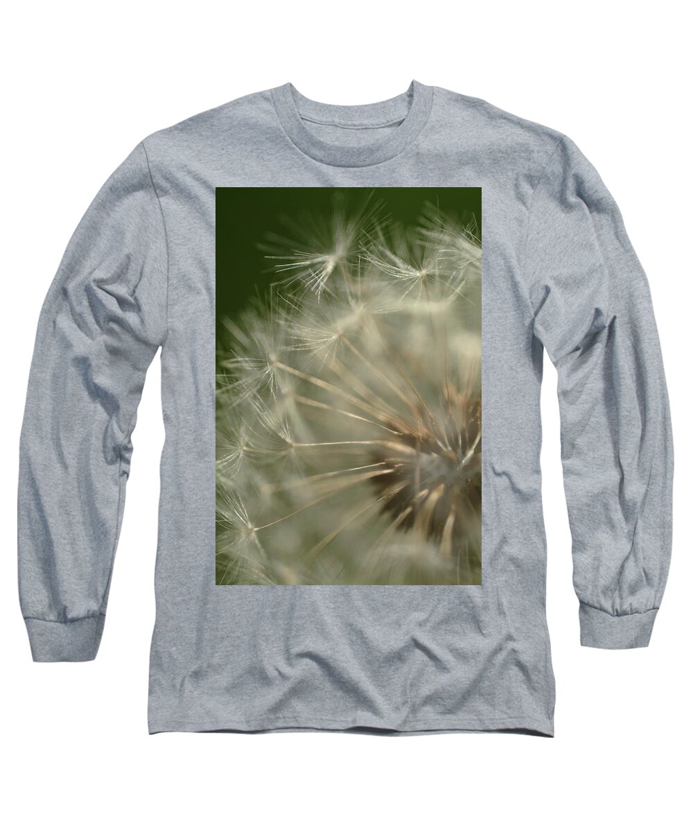 Dandelion Long Sleeve T-Shirt featuring the photograph Just A Weed by Michael McGowan