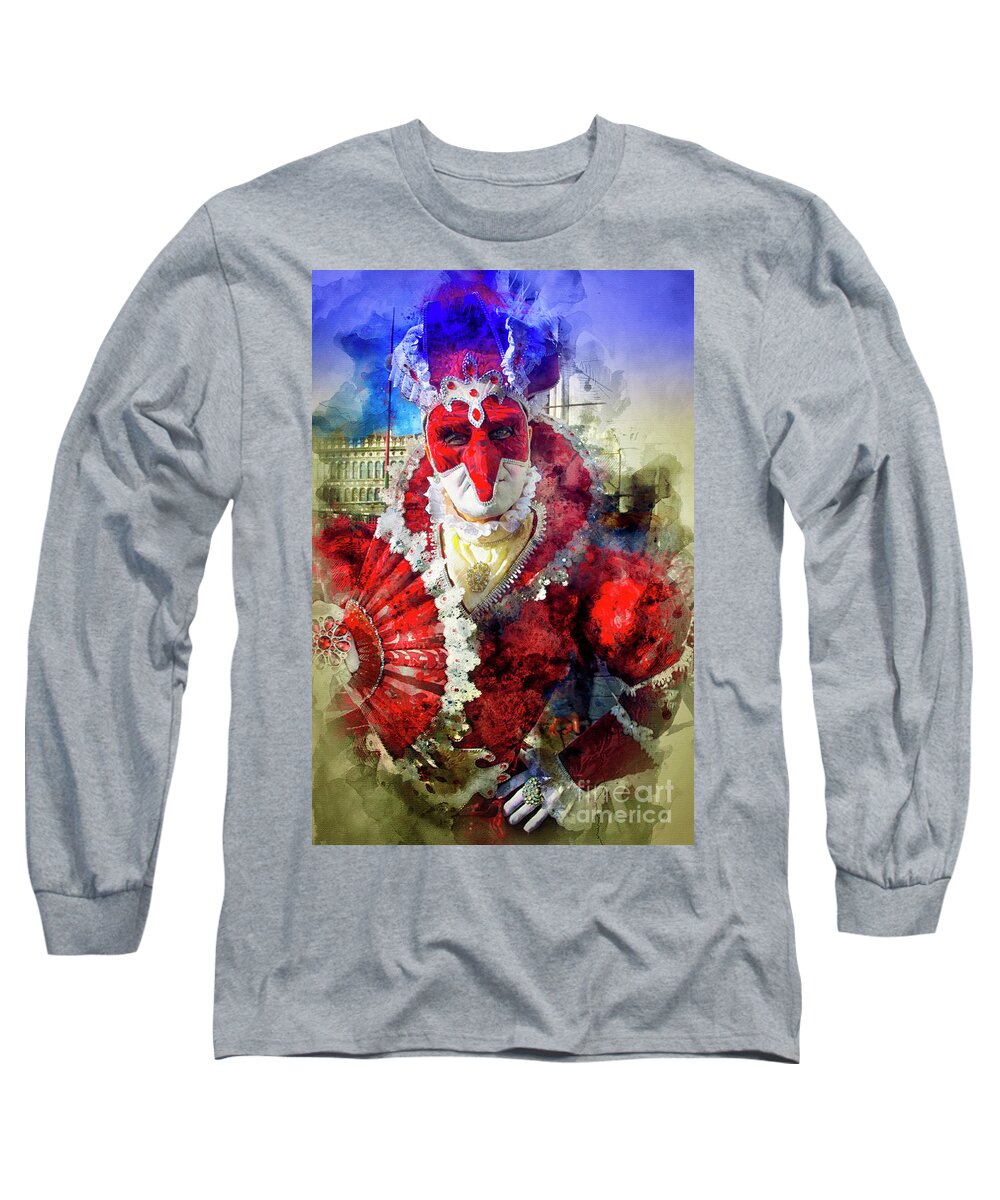 Venice Long Sleeve T-Shirt featuring the photograph Knave of Hearts by Jack Torcello