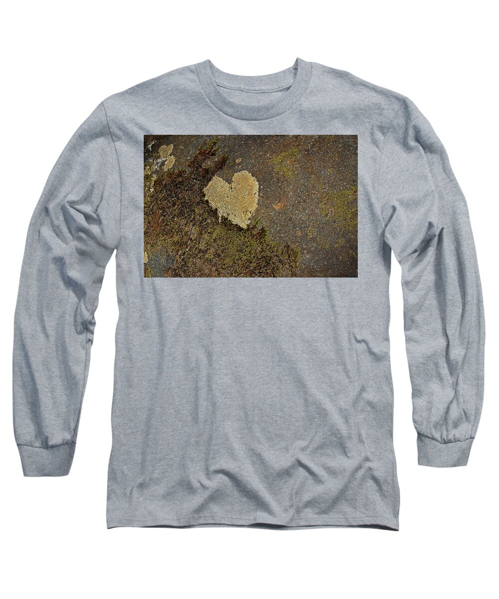 Lichen Long Sleeve T-Shirt featuring the photograph Lichen Love by Mike Eingle