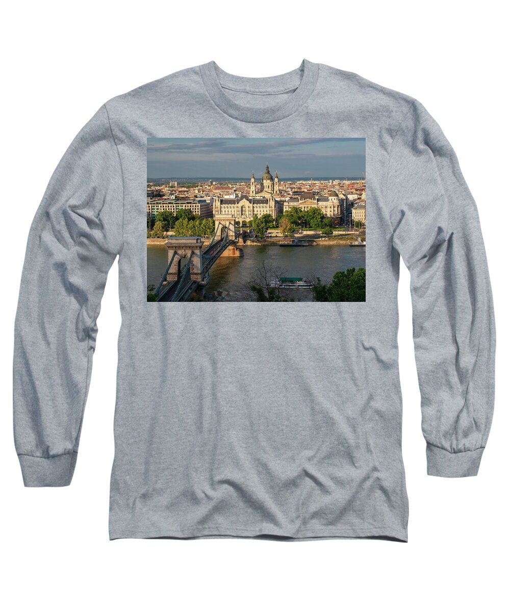 2018 Long Sleeve T-Shirt featuring the photograph Lipotvaros Budapest by Rob Amend