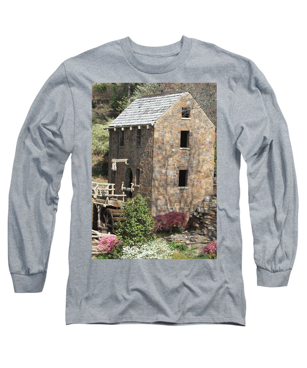 Little Rock Long Sleeve T-Shirt featuring the photograph Little Rock Mill by Dwight Cook