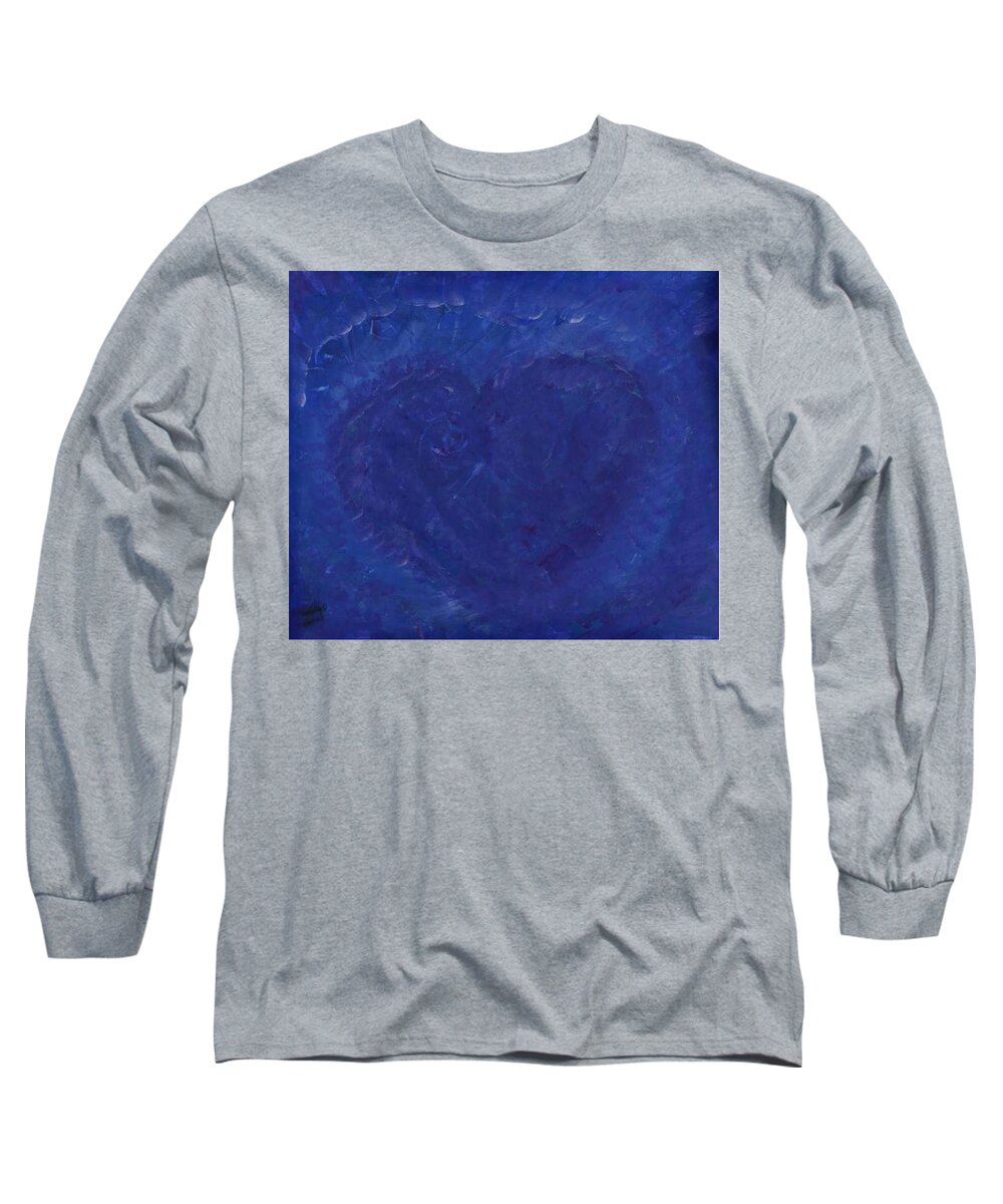 Painting Long Sleeve T-Shirt featuring the painting Love by Annette Hadley
