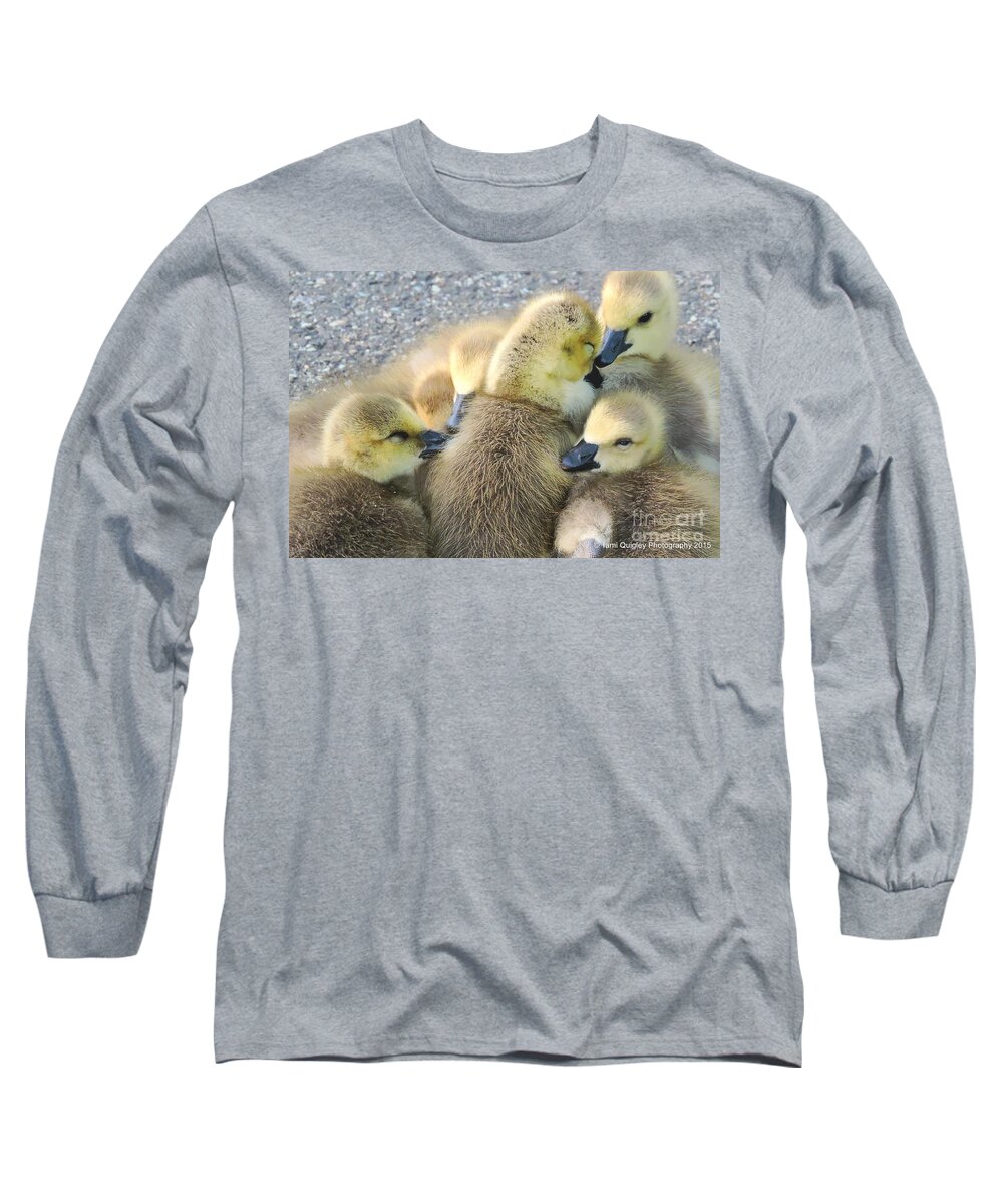 Goslings Long Sleeve T-Shirt featuring the photograph Love Is All Around by Tami Quigley