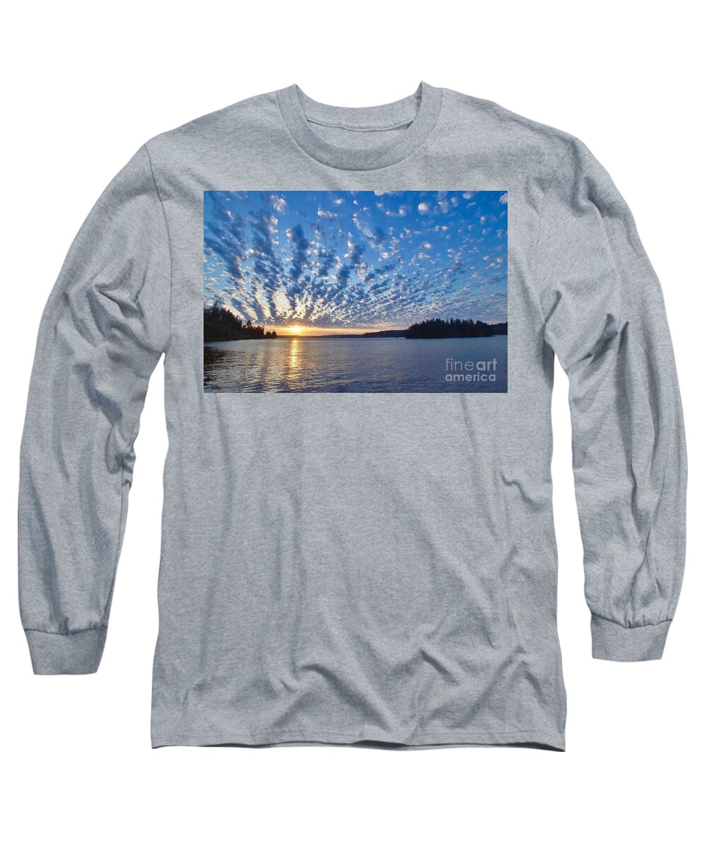Photography Long Sleeve T-Shirt featuring the photograph Mackerel Sky by Sean Griffin