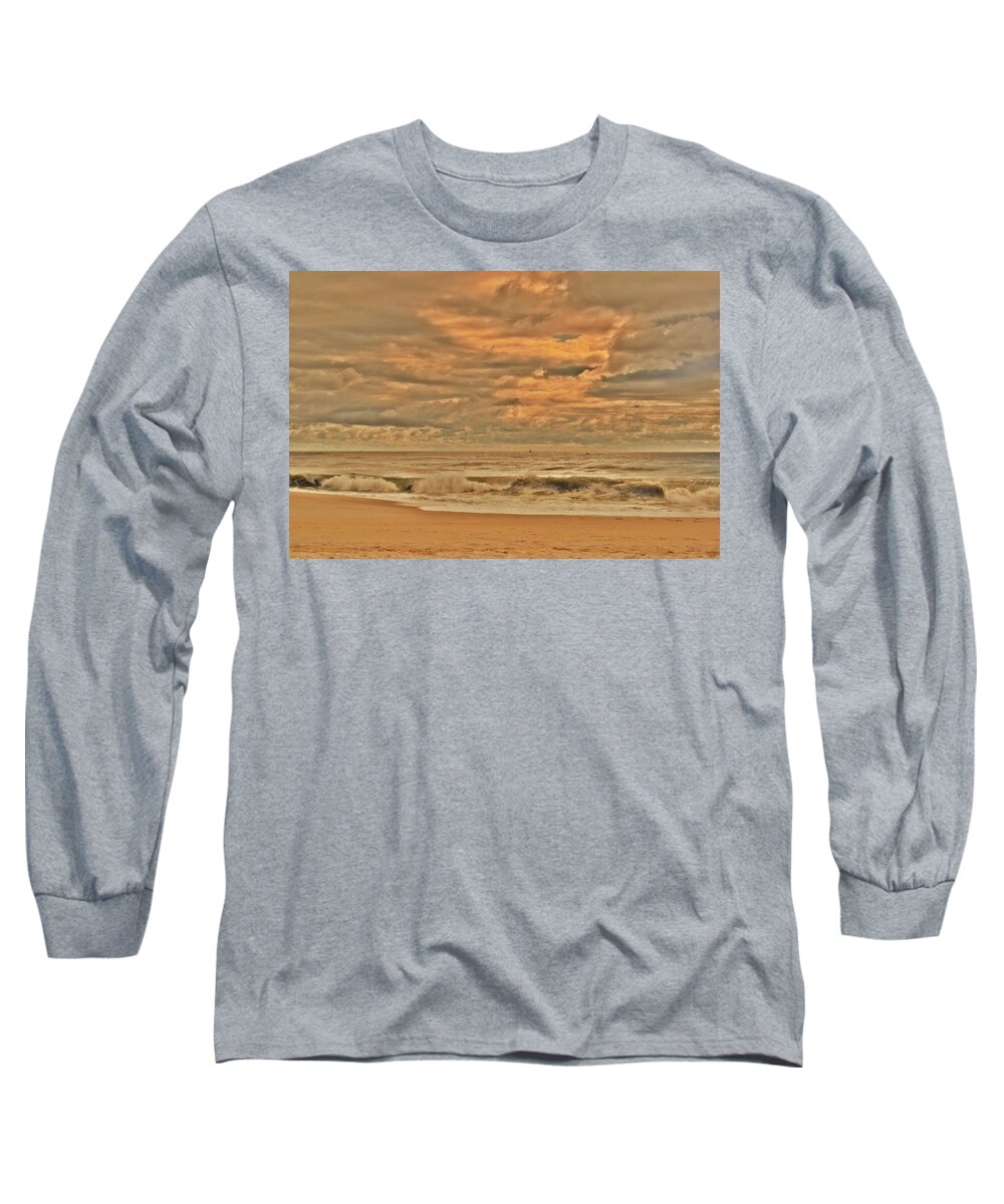 Jersey Shore Long Sleeve T-Shirt featuring the photograph Magic In The Air - Jersey Shore by Angie Tirado