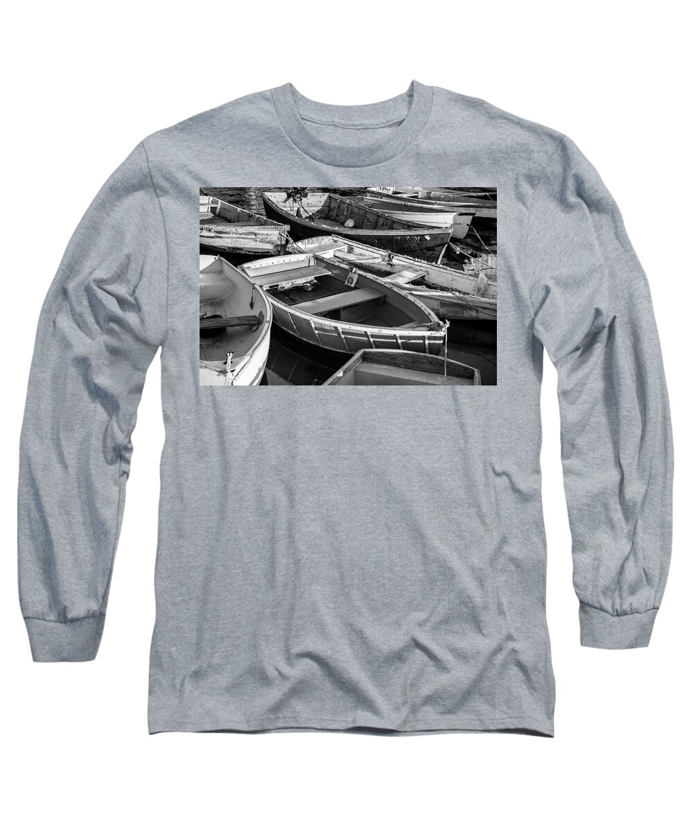 Maine Long Sleeve T-Shirt featuring the photograph Maine Boats by Ranjay Mitra