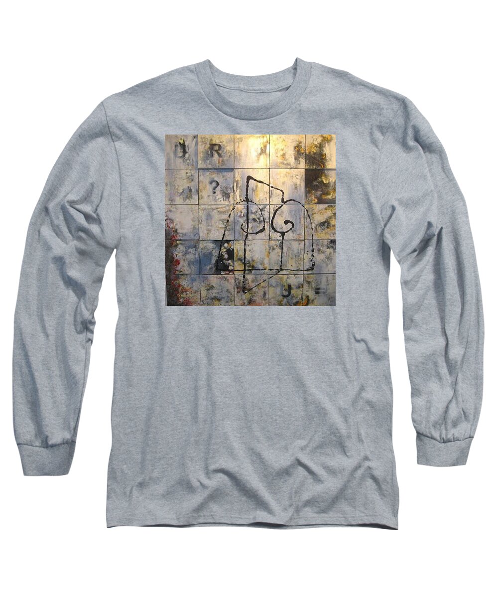 Frank Zappa Long Sleeve T-Shirt featuring the painting Make Over by Eduard Meinema