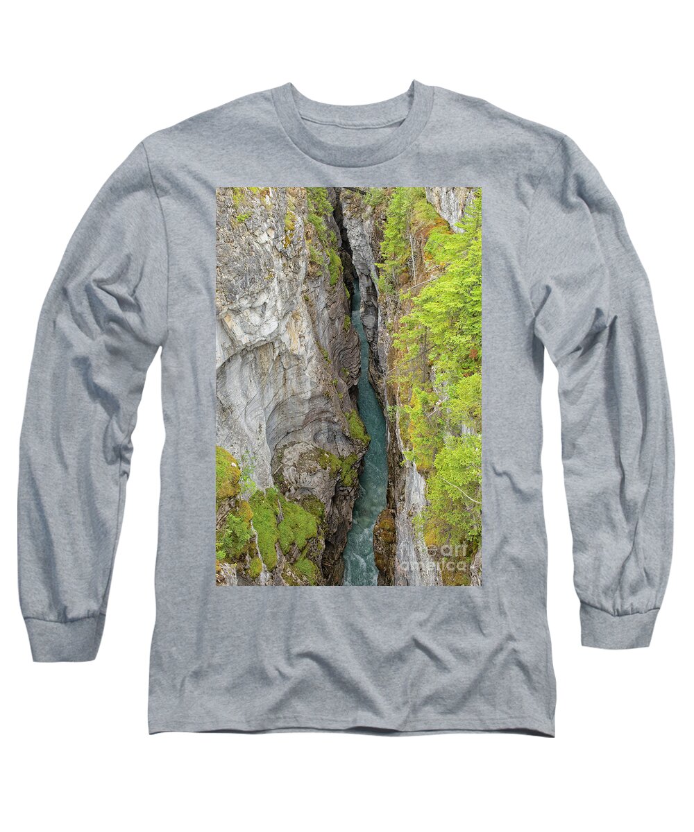Alberta Long Sleeve T-Shirt featuring the photograph Marble canyon gorge by Patricia Hofmeester