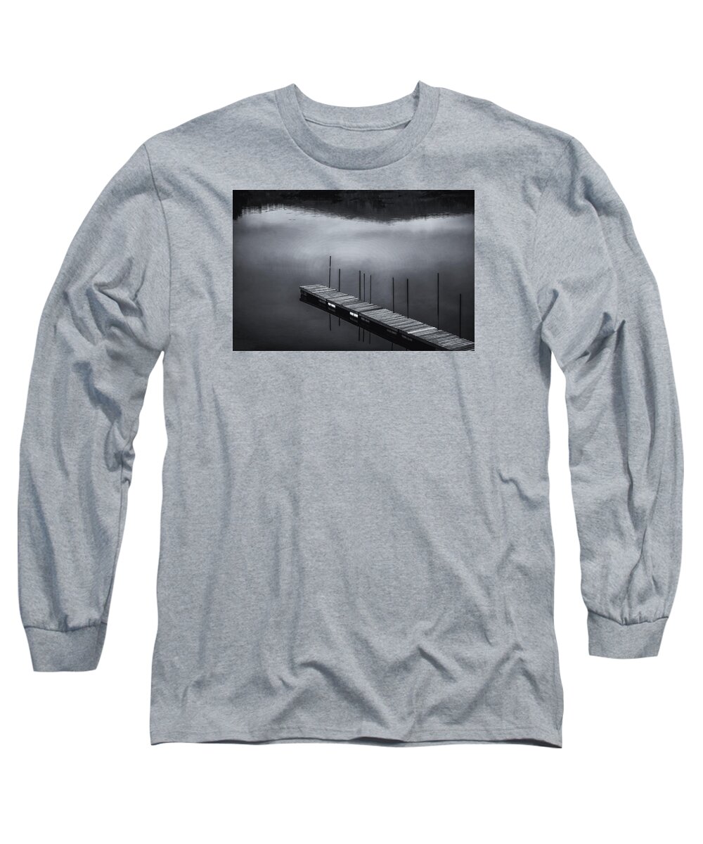 Brattleboro Vermont Long Sleeve T-Shirt featuring the photograph Marina Dock by Tom Singleton