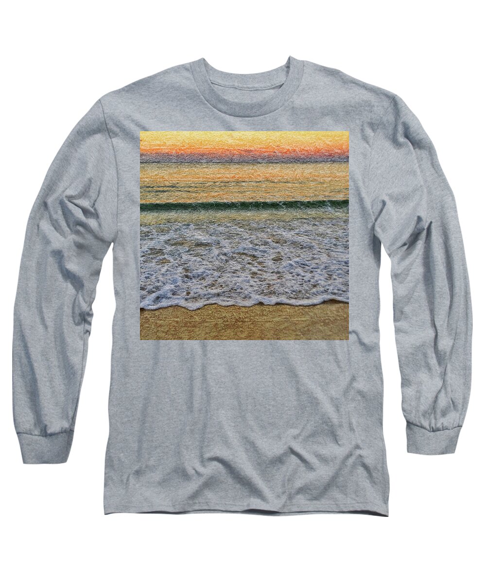 Sunrise Long Sleeve T-Shirt featuring the photograph Morning Textures by Az Jackson