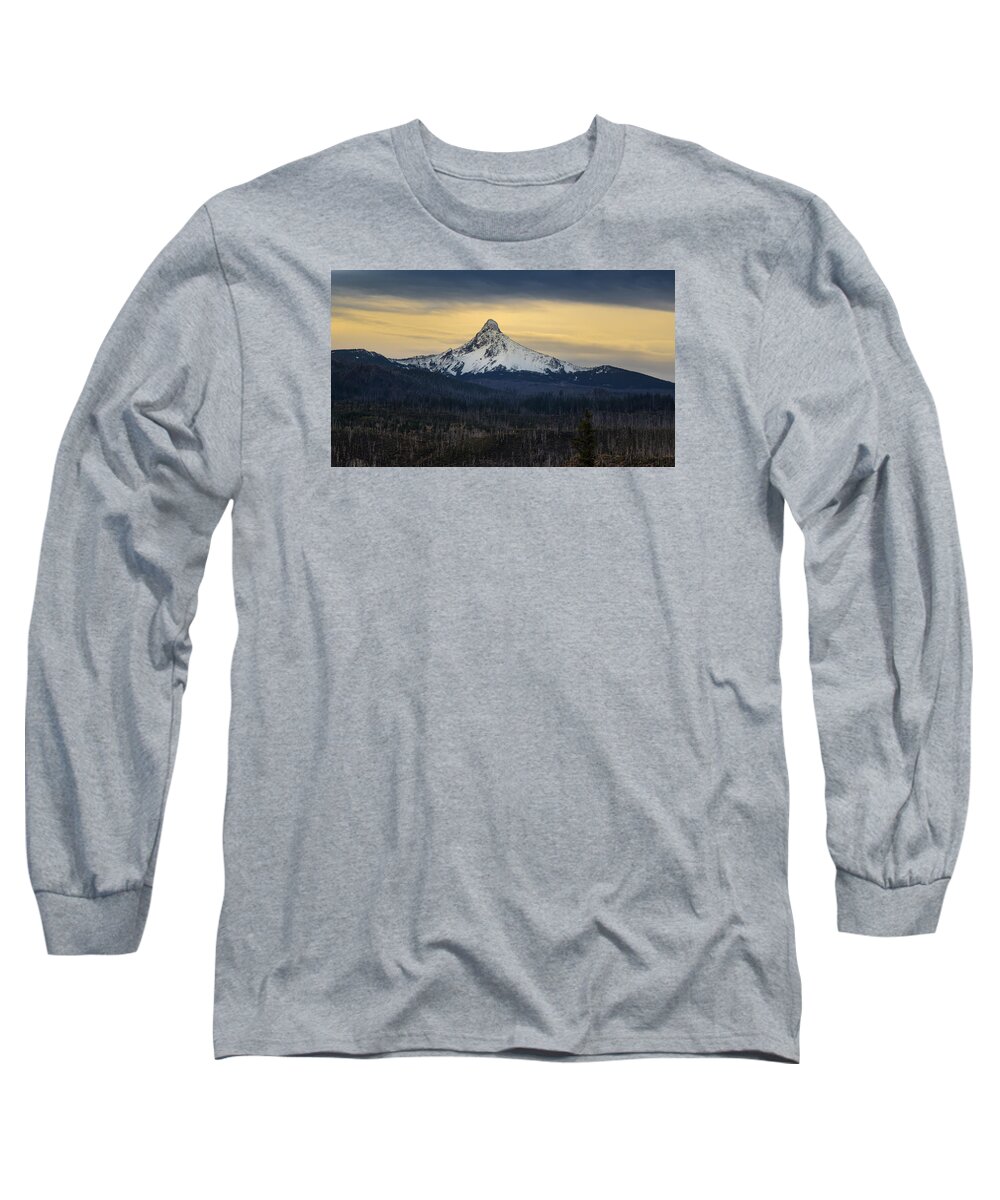 Bend Long Sleeve T-Shirt featuring the photograph Mount Washington, Oregon by Scott Slone