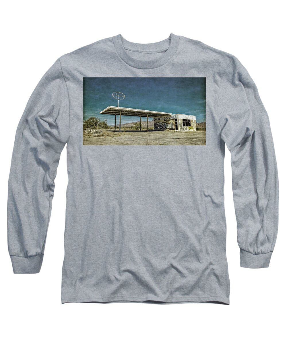 Desert Center Long Sleeve T-Shirt featuring the photograph Off Highway 10 by Sandra Selle Rodriguez