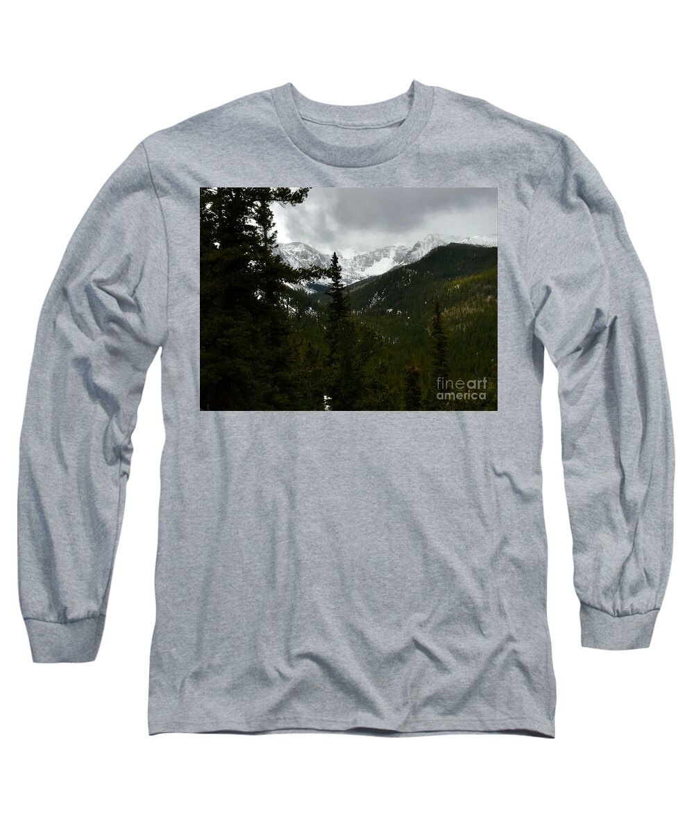 Mountain Long Sleeve T-Shirt featuring the photograph On The Climb by Dennis Richardson