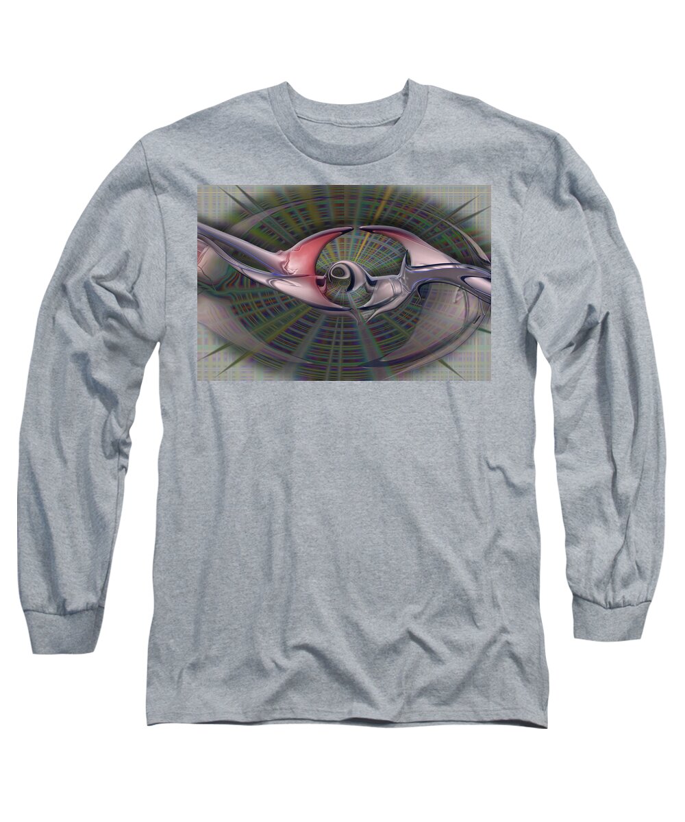Mighty Sight Studio  Long Sleeve T-Shirt featuring the digital art Oration by Steve Sperry
