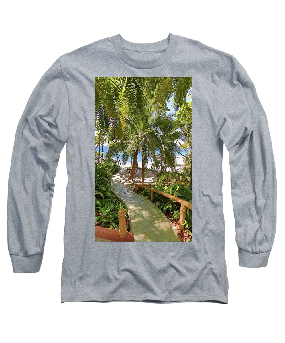Costa Rica Long Sleeve T-Shirt featuring the photograph Path to Paradise by Dillon Kalkhurst