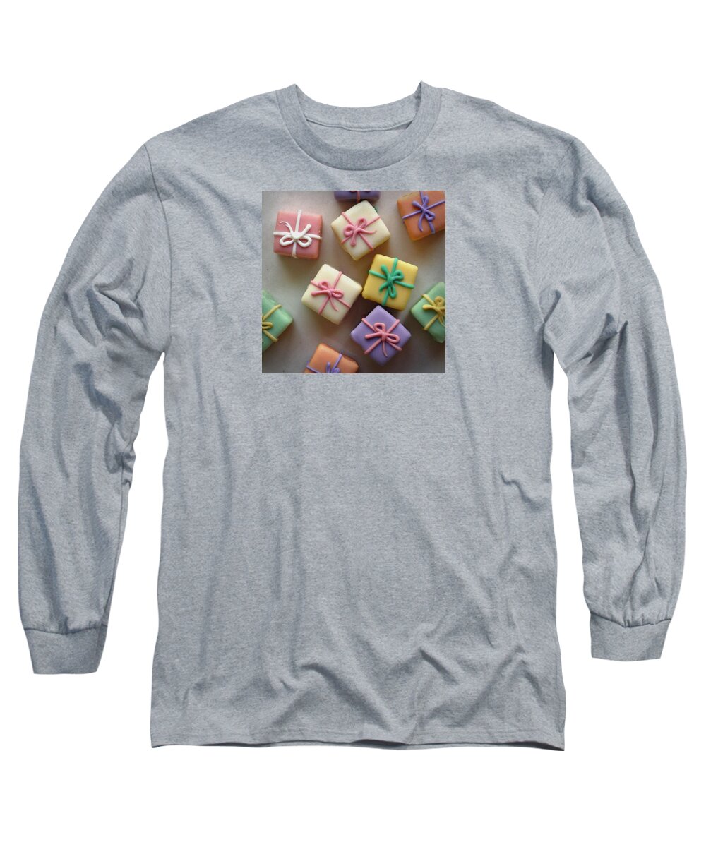 Sweets Long Sleeve T-Shirt featuring the photograph Petit Fours Scattered by Valerie Reeves