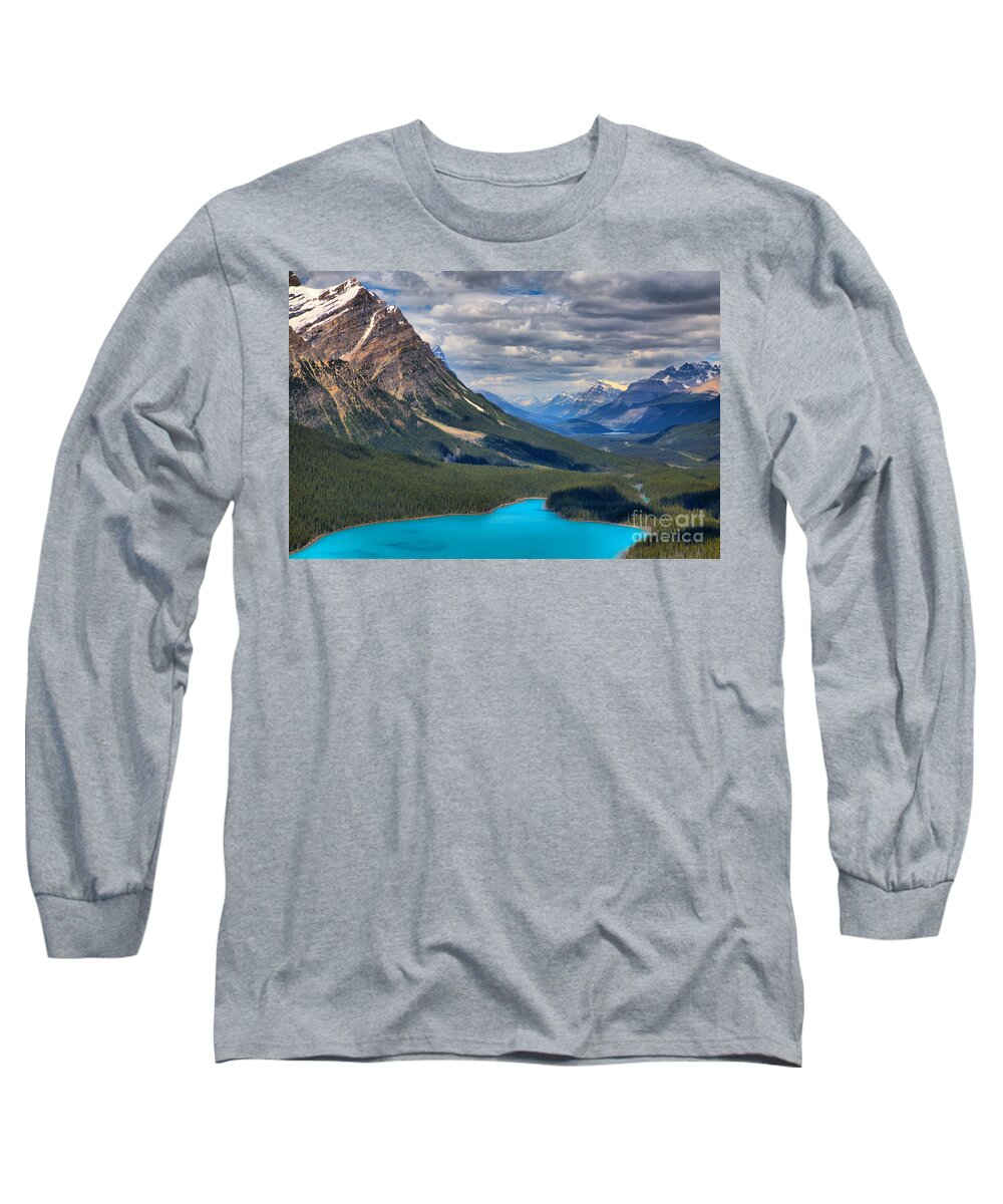 Peyto In The Rockies Long Sleeve T-Shirt by Adam Jewell - Adam