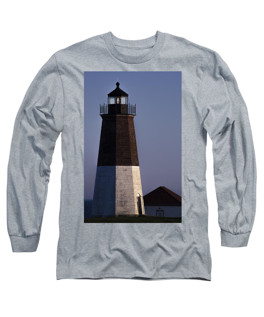 Point Judith Long Sleeve T-Shirt featuring the photograph Point Judith Light by Billy Bateman
