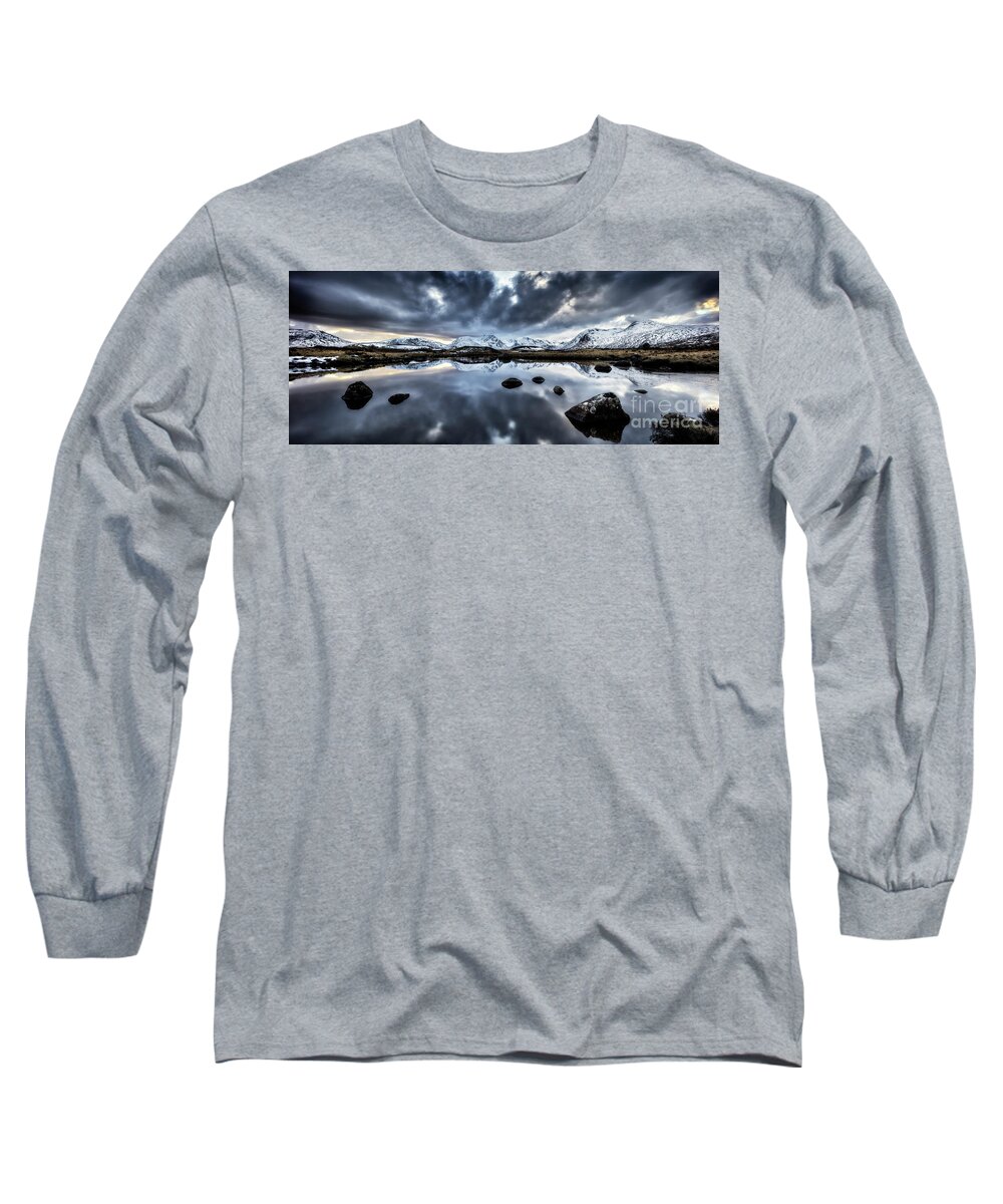Rannch Moor Long Sleeve T-Shirt featuring the photograph Rannoch Moor No.3 by Phill Thornton