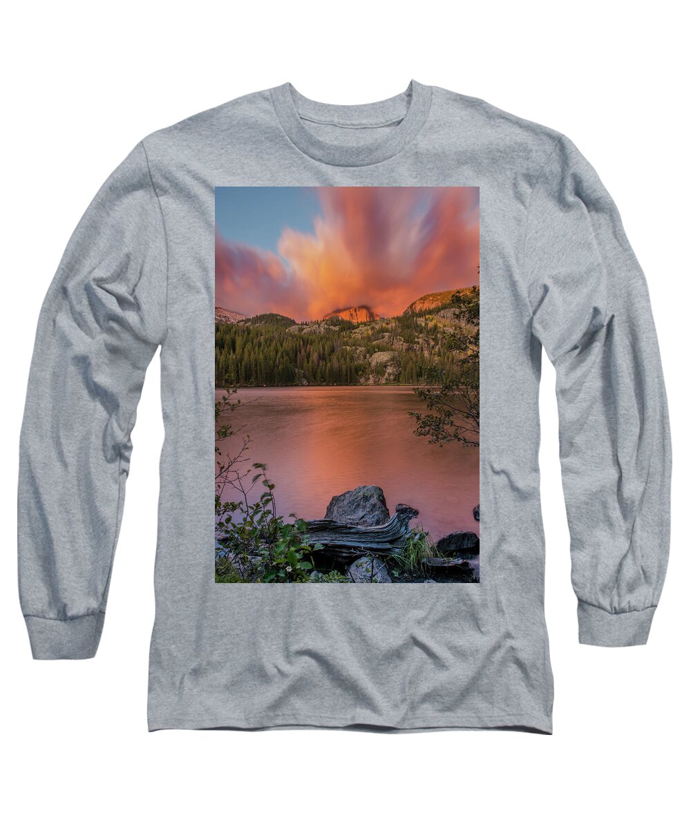Landscape Photography Long Sleeve T-Shirt featuring the photograph Red Sunrise by Greg Wyatt