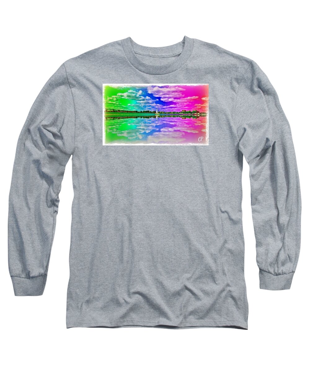 Landscape Long Sleeve T-Shirt featuring the photograph Reflection by Christine Paris