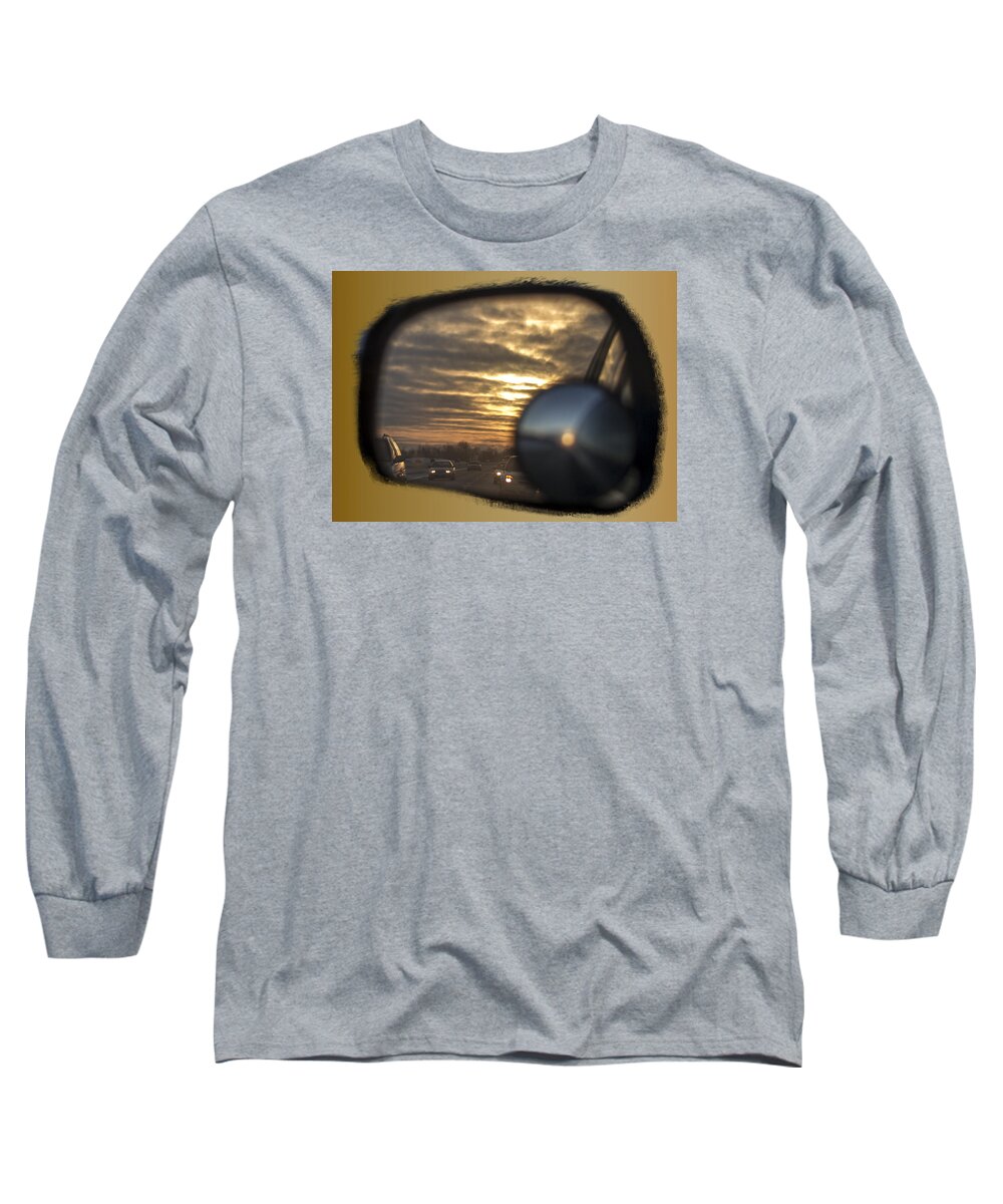 Sunsset Long Sleeve T-Shirt featuring the photograph Reflection of a Sunset by David Yocum