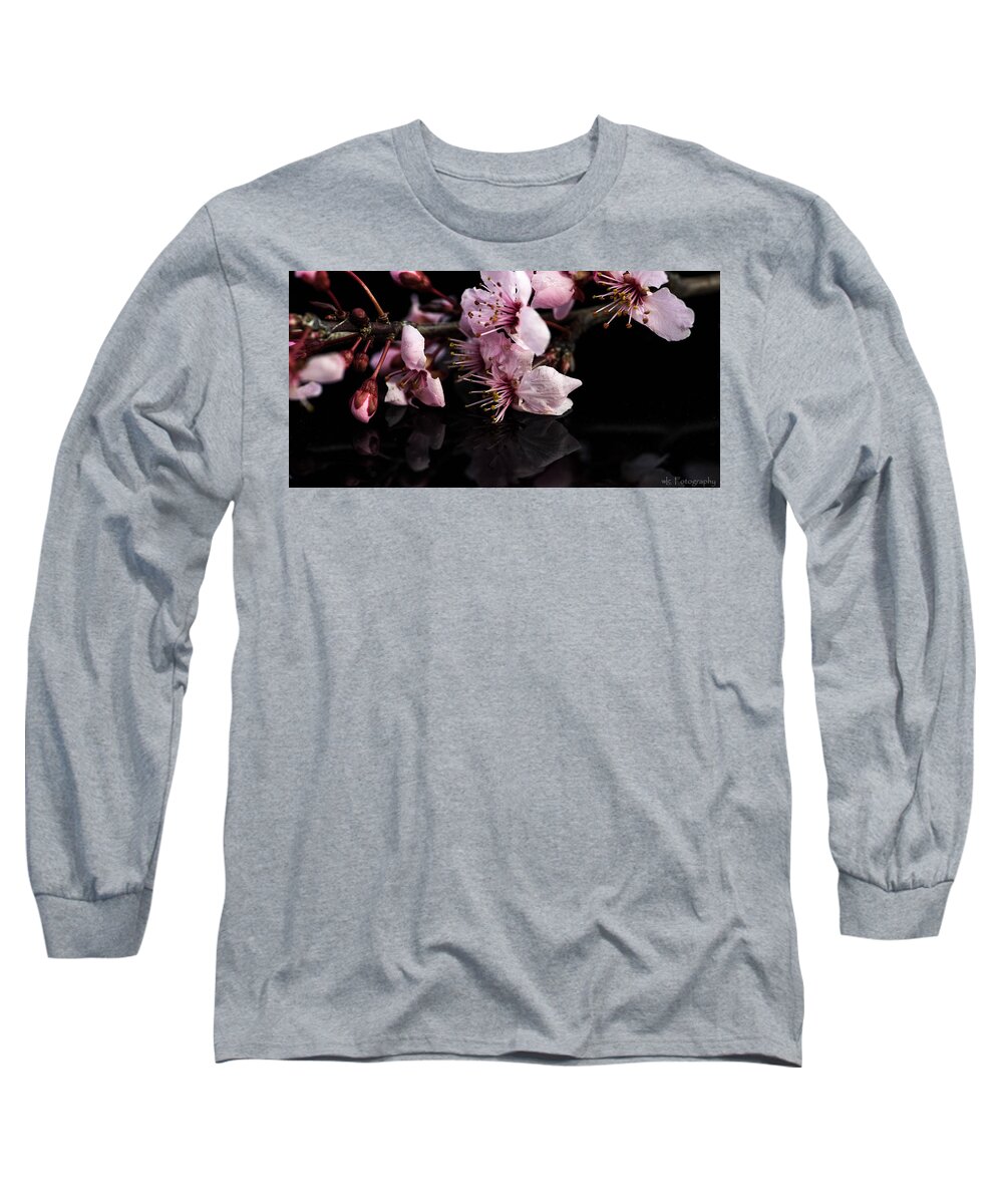 Flowers Long Sleeve T-Shirt featuring the photograph Reflections of Spring by Wendy Carrington