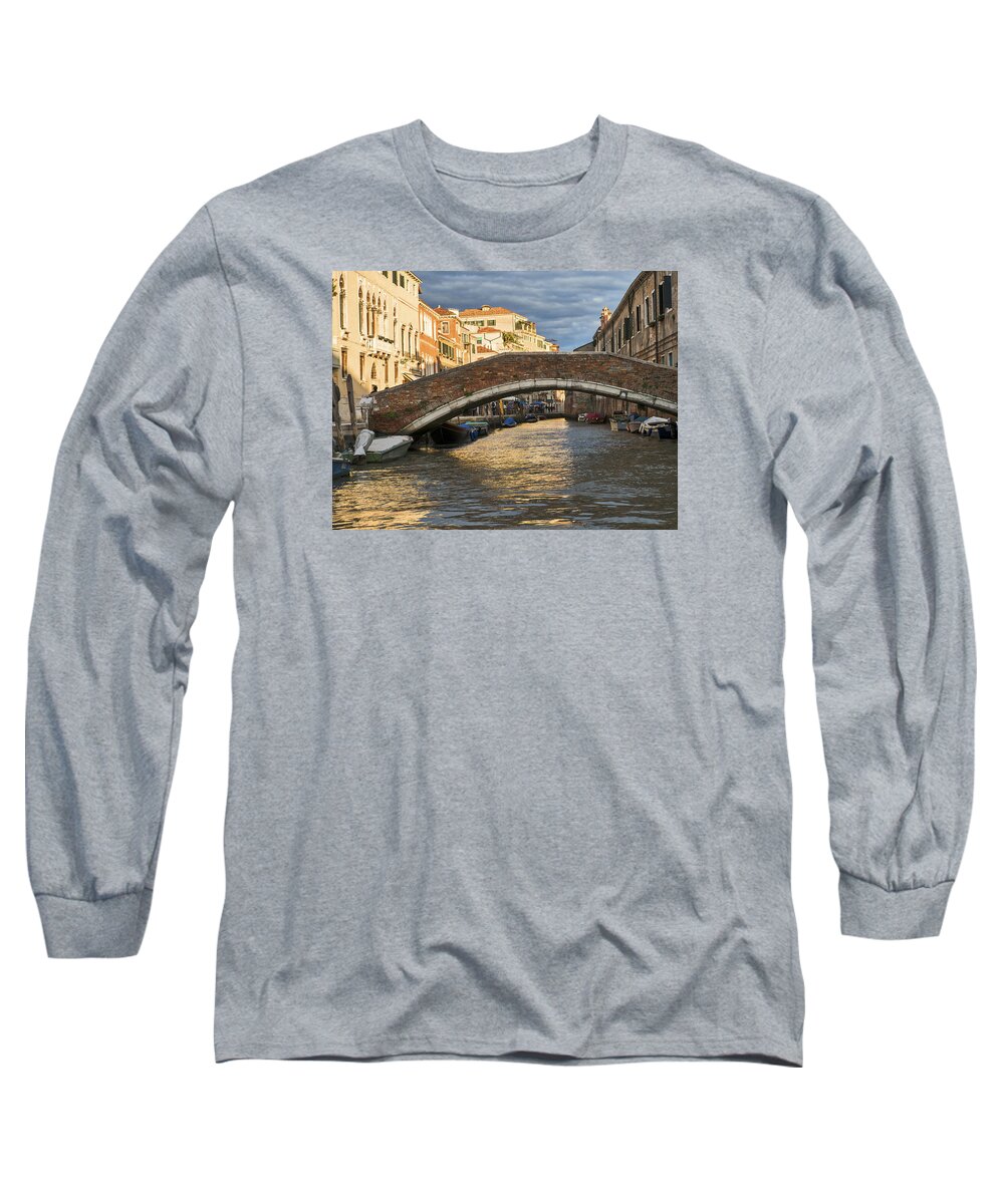 Venice Long Sleeve T-Shirt featuring the photograph Romantic Venice by David Kay