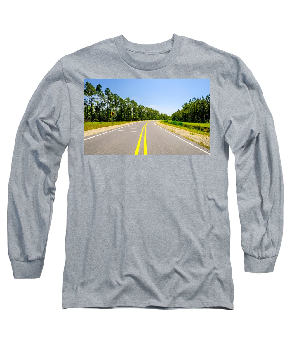 Alabama Long Sleeve T-Shirt featuring the photograph Rural Highway by Raul Rodriguez
