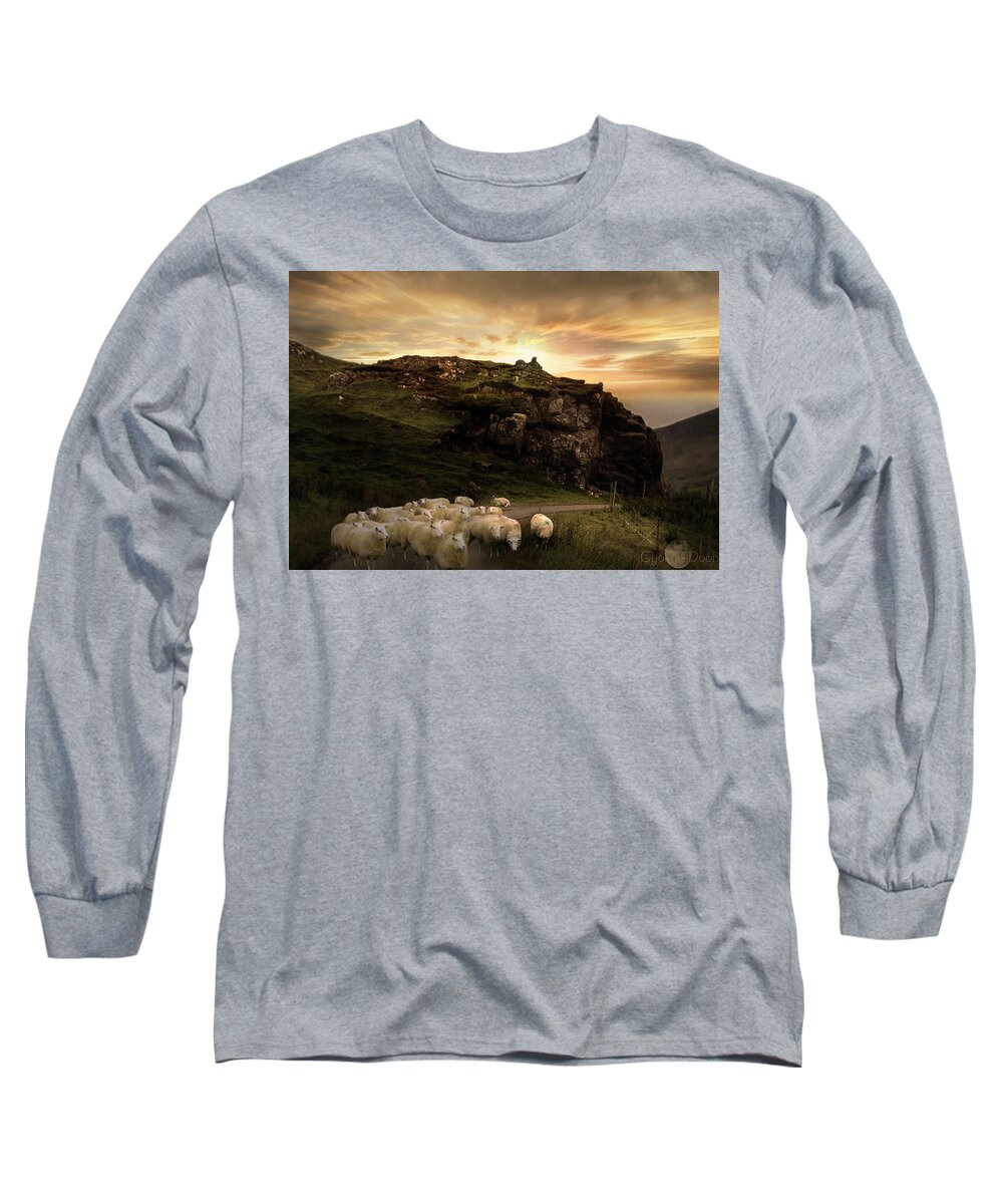  Long Sleeve T-Shirt featuring the photograph rush hour on the Isle of Skye by Cybele Moon
