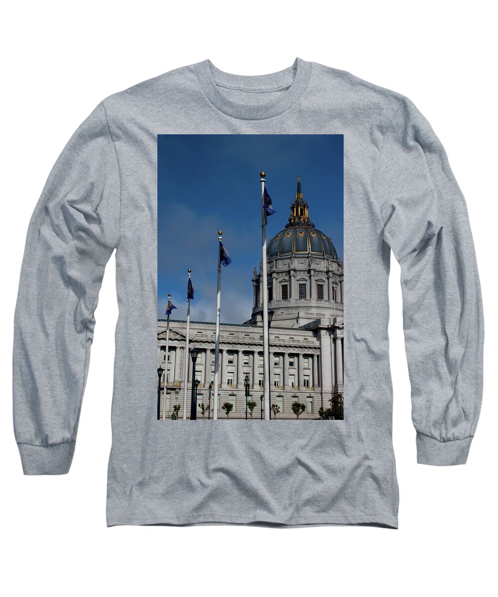 City Hall Long Sleeve T-Shirt featuring the photograph San Francisco City Hall by Ivete Basso Photography