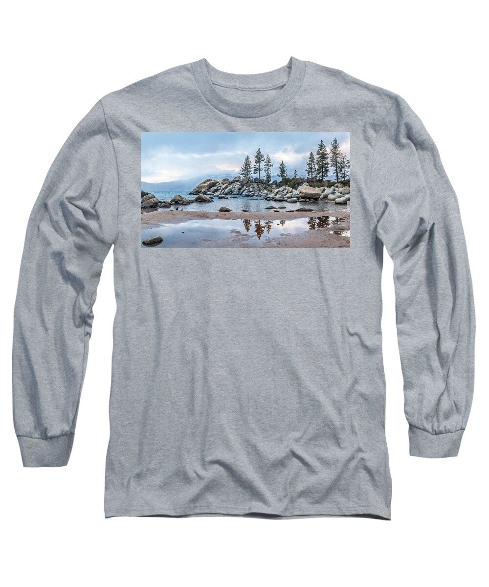 Landscape Long Sleeve T-Shirt featuring the photograph Sand Harbor by Charles Garcia