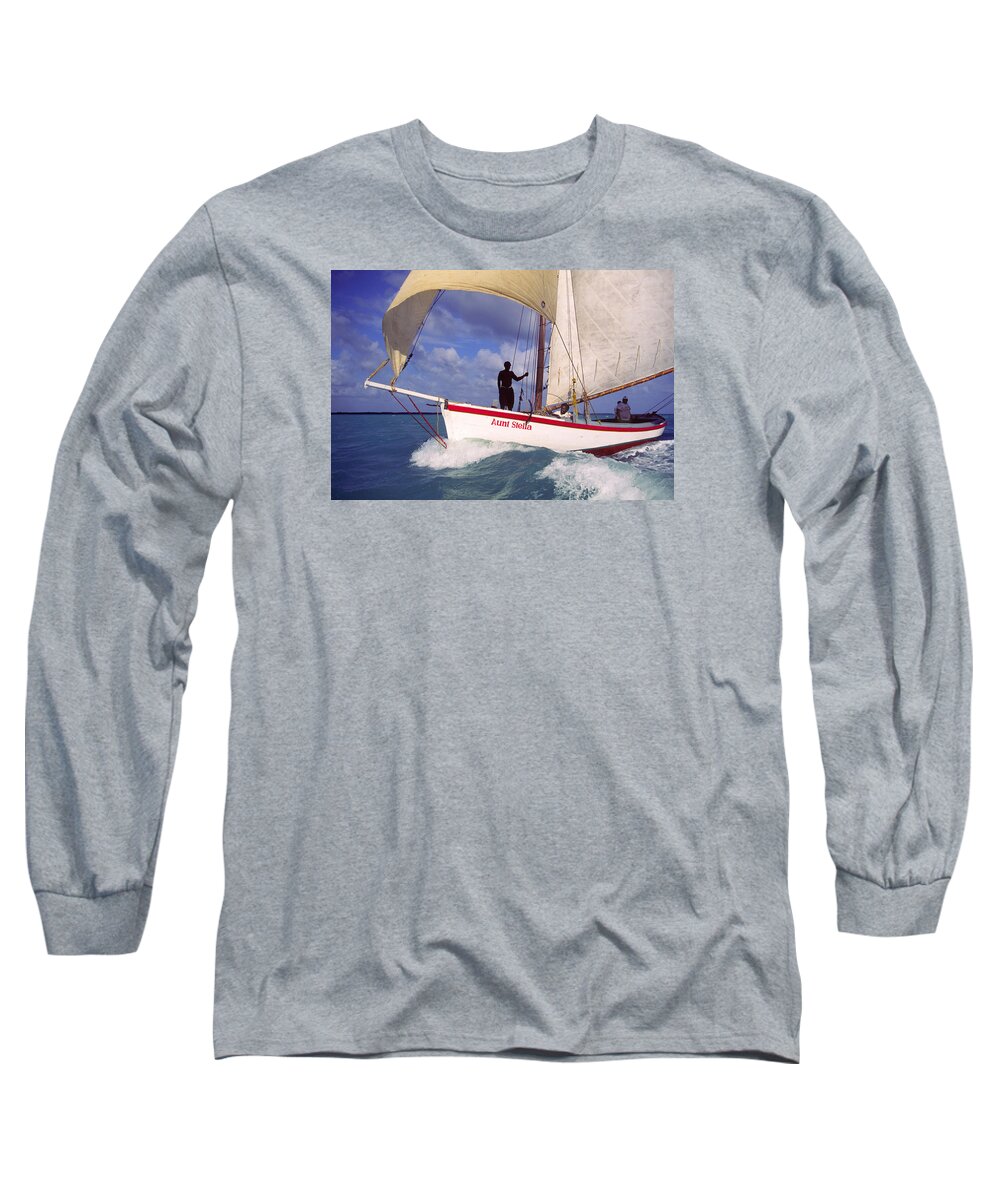 Belize Long Sleeve T-Shirt featuring the photograph Aunt Stella by Gary Felton