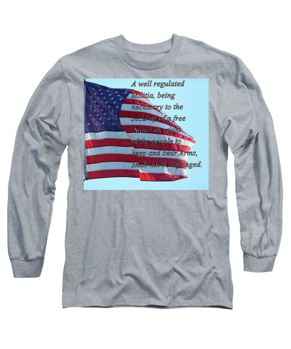Second Amendment Long Sleeve T-Shirt featuring the photograph Second Amendment by Todd Hostetter