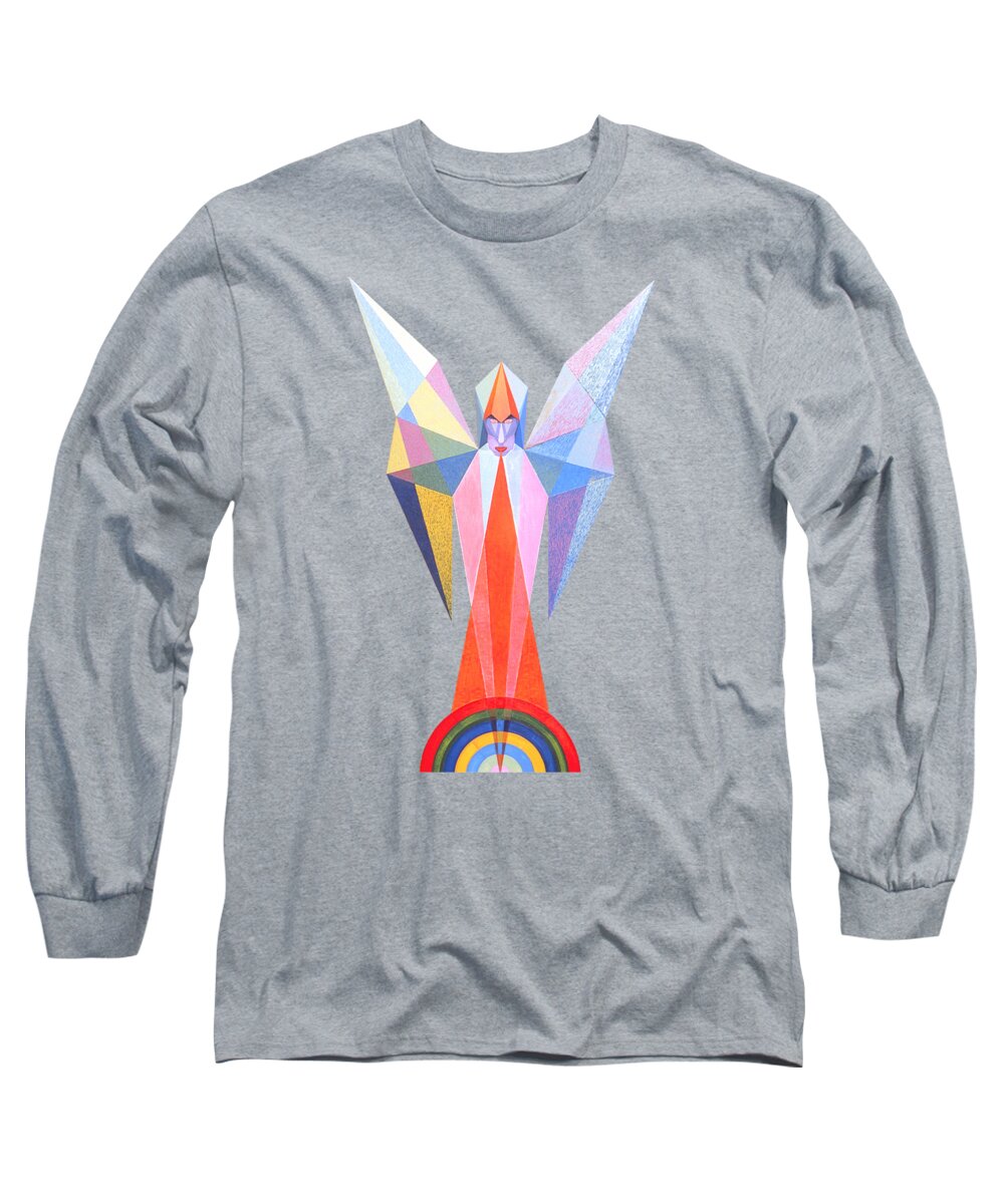 Painting Long Sleeve T-Shirt featuring the painting Sentence by Michael Bellon