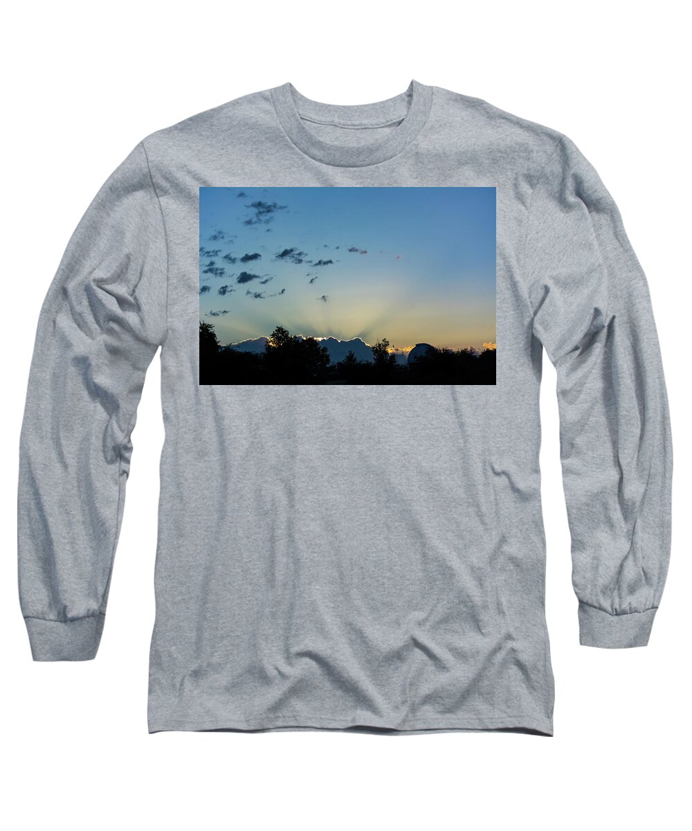 Silver Lining Long Sleeve T-Shirt featuring the photograph Silver Lining by Douglas Killourie