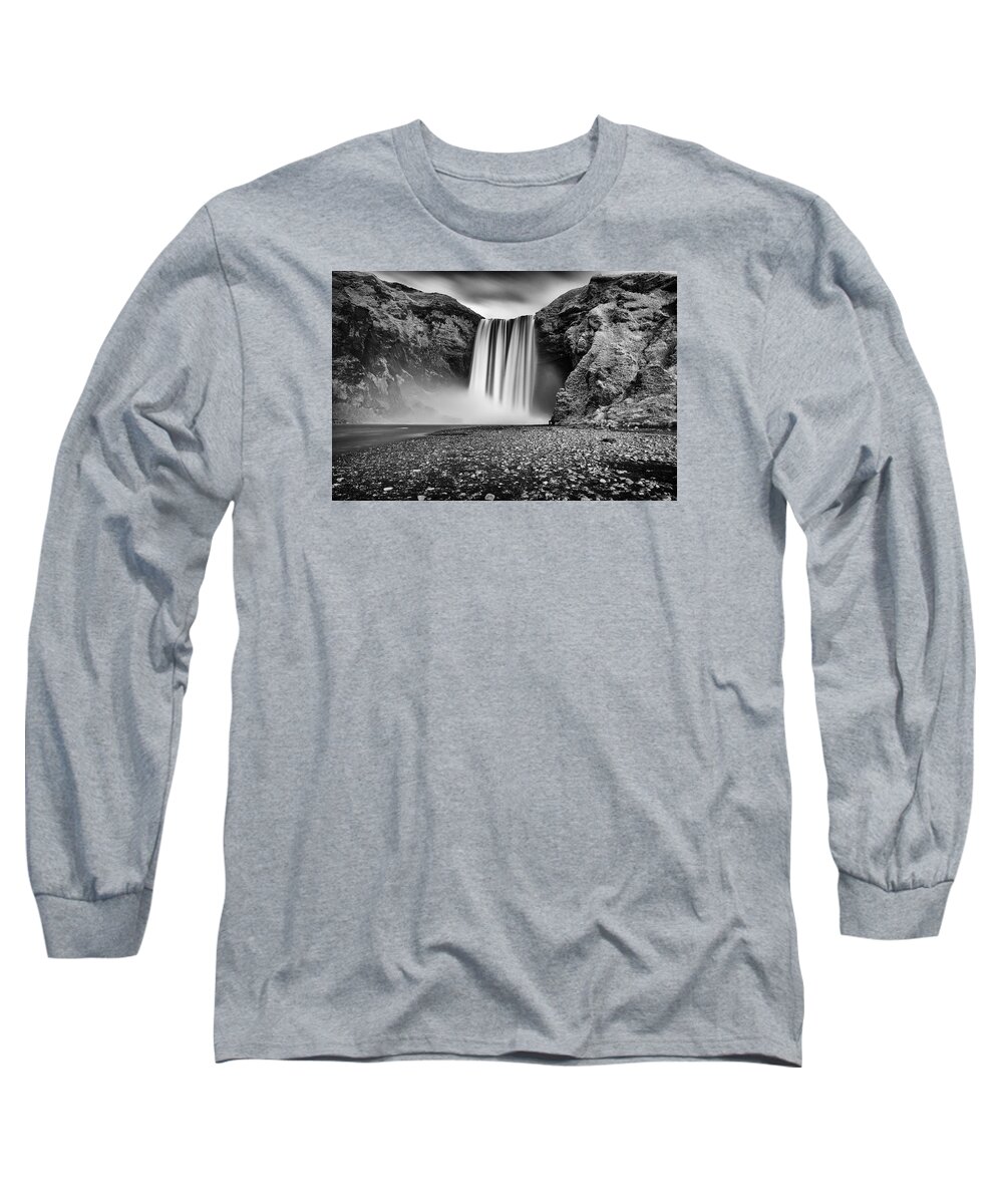 Landscape Long Sleeve T-Shirt featuring the photograph Skogafoss by James Billings