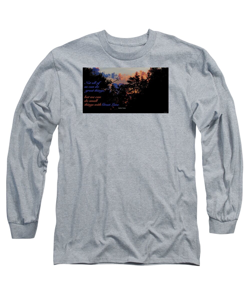  Long Sleeve T-Shirt featuring the photograph Small Counts by David Norman