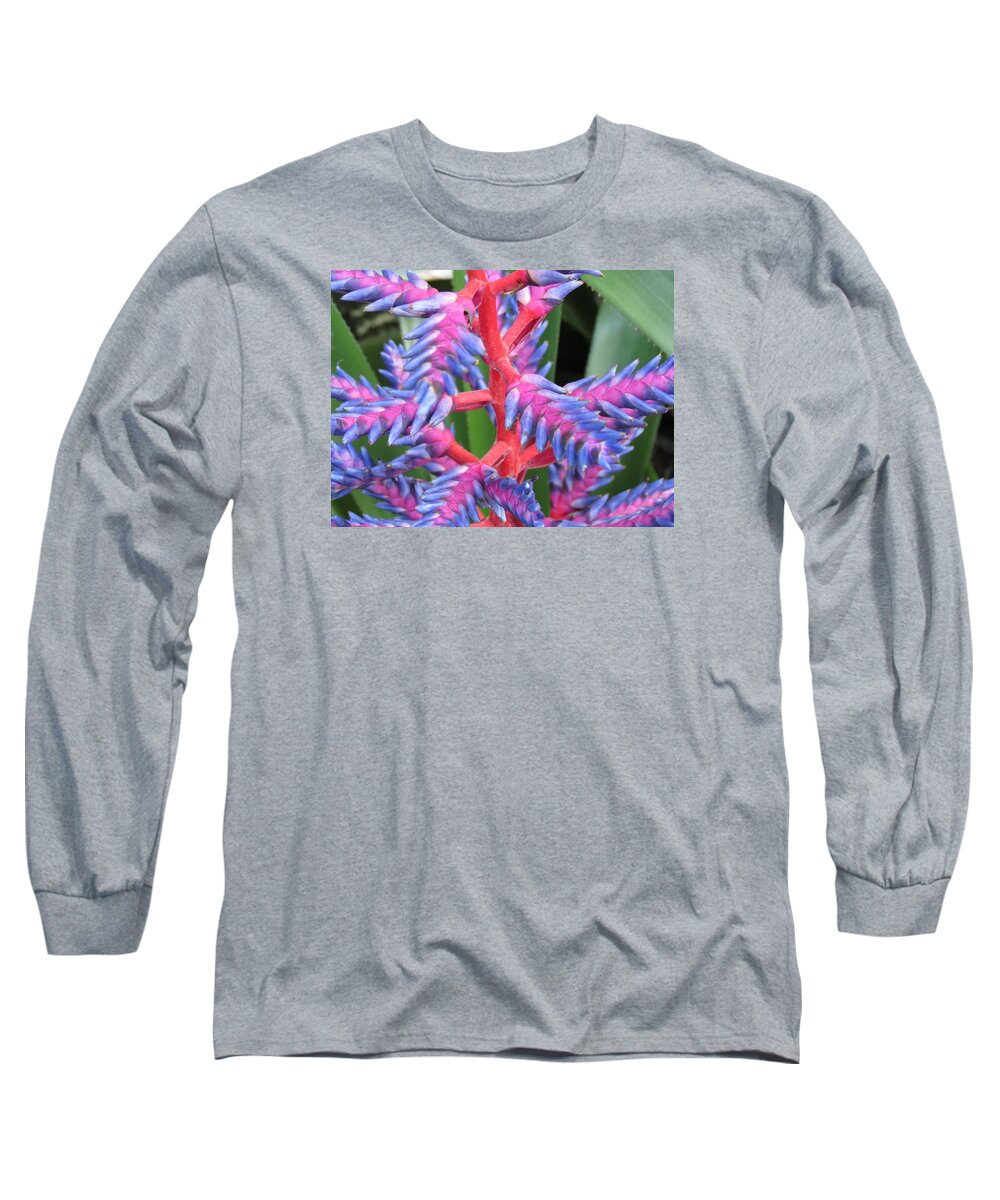 Flower Long Sleeve T-Shirt featuring the photograph Something Wild by Laura Henry