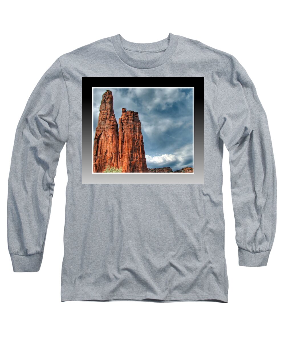 Spider Rock Long Sleeve T-Shirt featuring the photograph Spider Rock by Farol Tomson