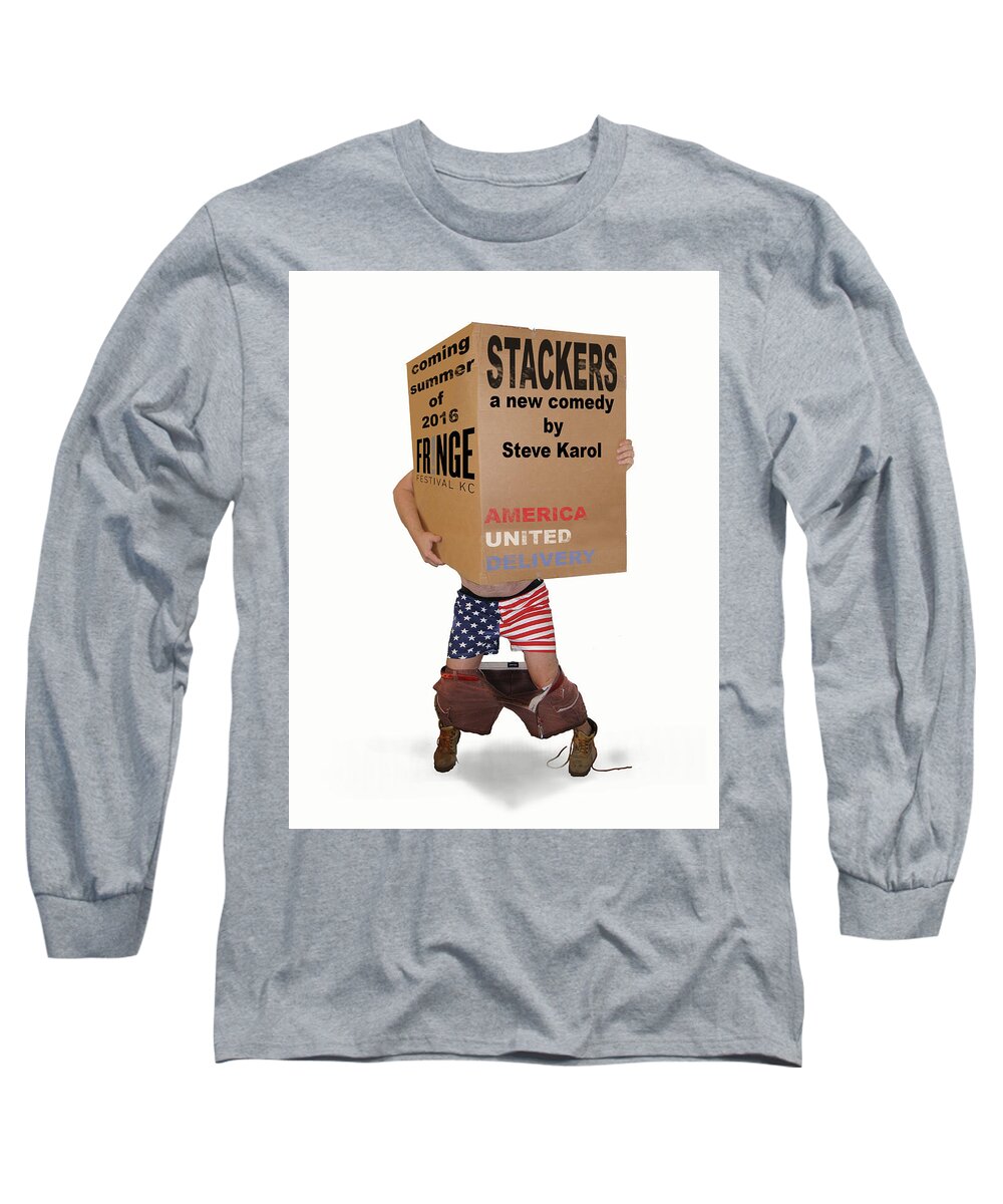 Comedy Long Sleeve T-Shirt featuring the photograph Stackers Poster by Steve Karol