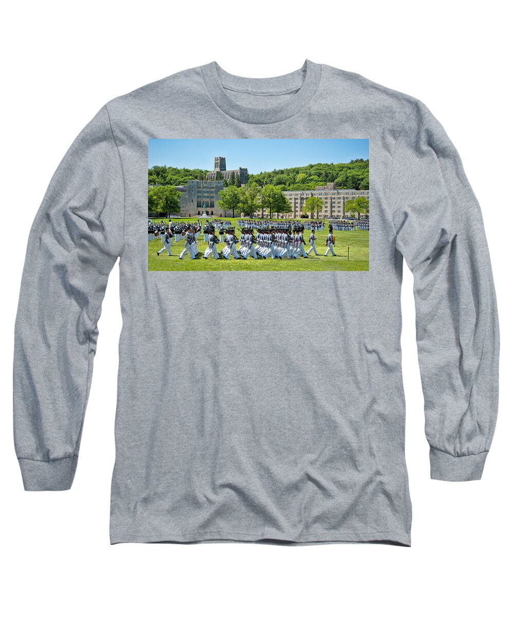 west Point Long Sleeve T-Shirt featuring the photograph Stars and Stripes Forever by Dan McManus