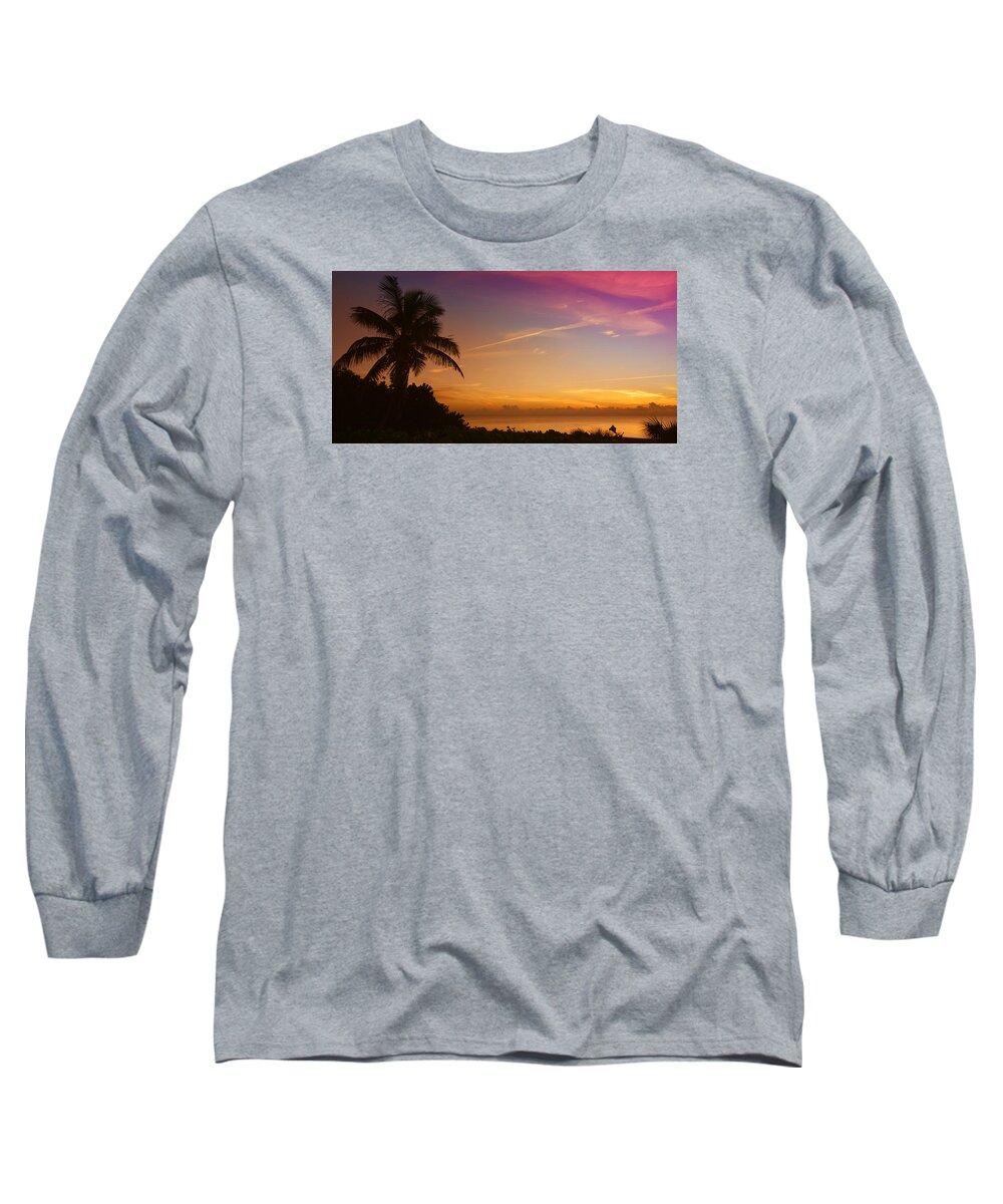 Pink Cloud Long Sleeve T-Shirt featuring the photograph Sunrise Color by Don Durfee