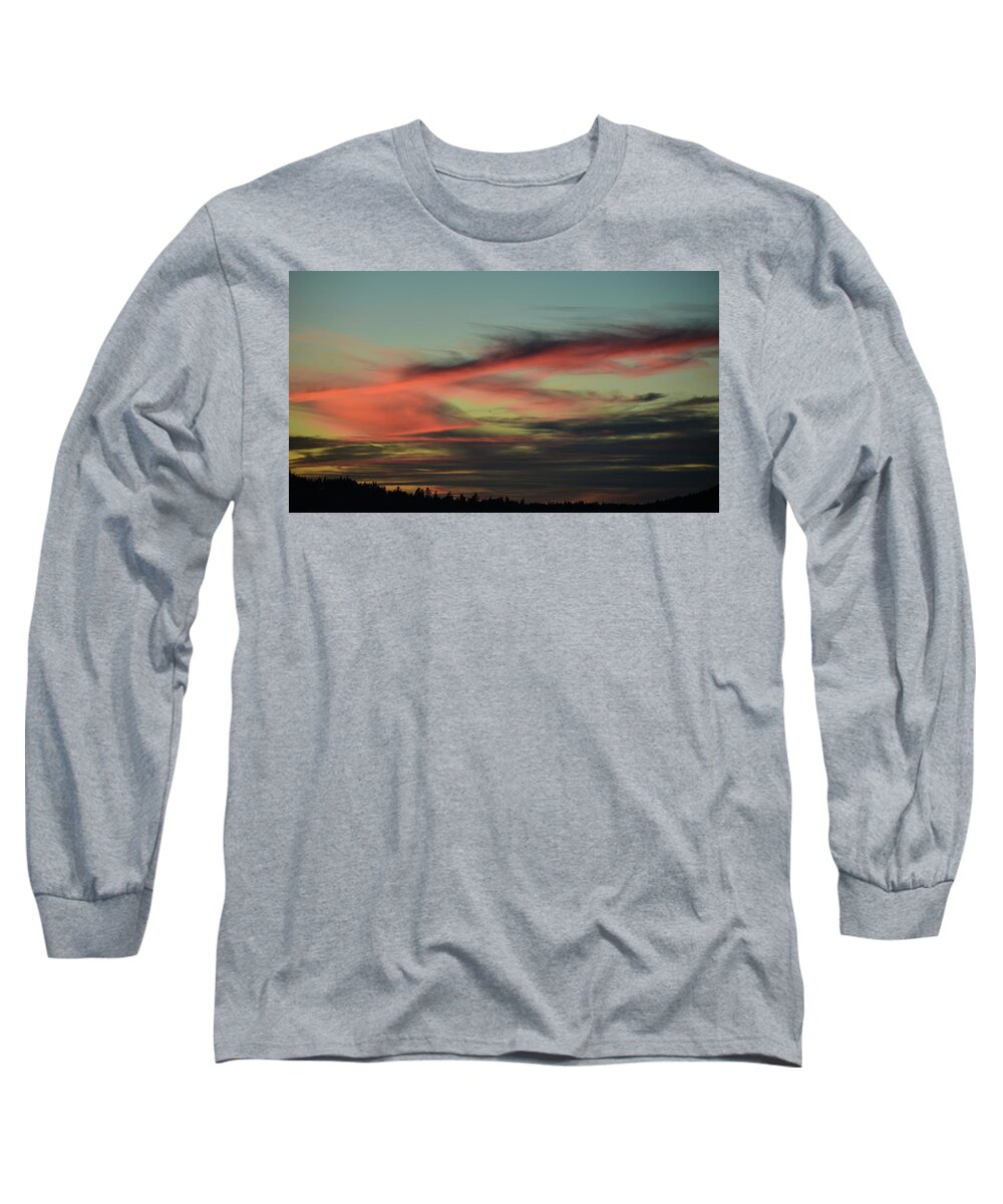 Art Long Sleeve T-Shirt featuring the photograph Sunset Home 2 by Ronda Broatch