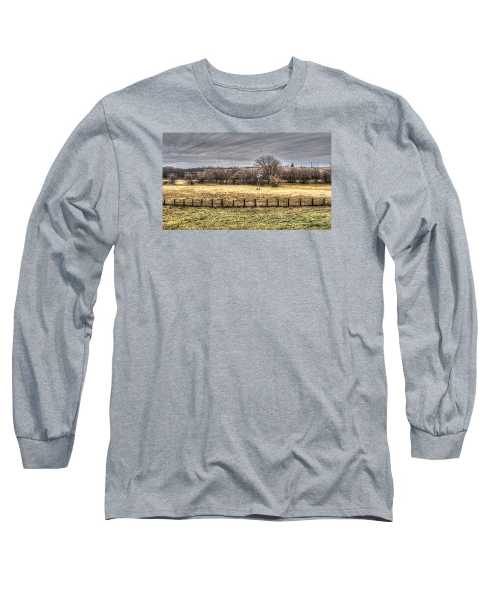 Winter Long Sleeve T-Shirt featuring the photograph The Bleak Season by J Laughlin