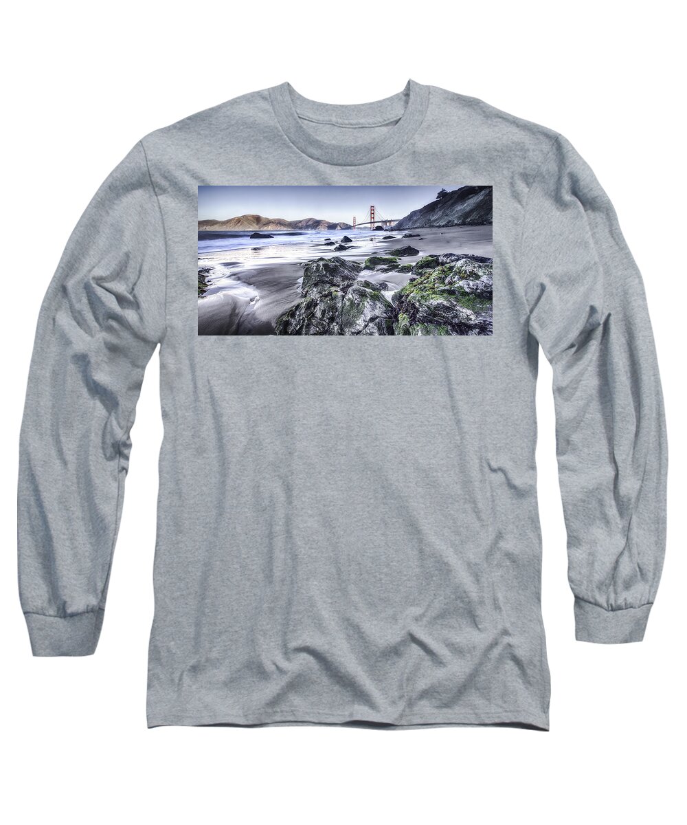 San Francisco Long Sleeve T-Shirt featuring the photograph The Golden Gate Bridge by Chris Cousins