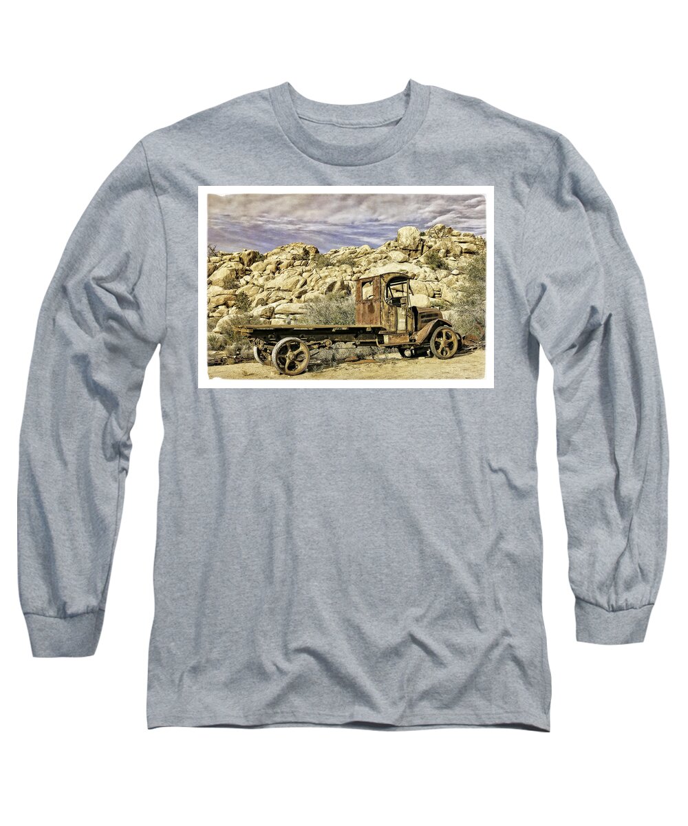 Mack Truck Long Sleeve T-Shirt featuring the photograph The Old Mack by Sandra Selle Rodriguez